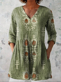 Elise | V-neck long blouse