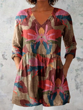 Sara | V-neck long blouse