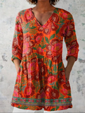 Marion | V-neck Long Blouse