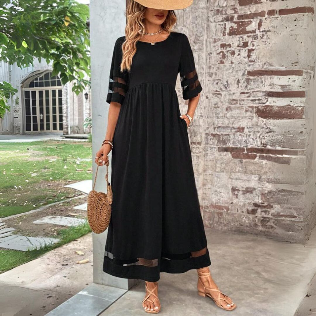 Aubrey™ - Flattering Tummy Smoothing Midi Dress