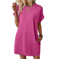 EVASHA™ - Casual Minimalist Round Neck Summer Dress
