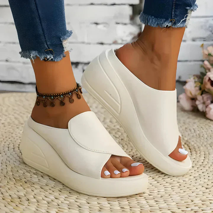 Eliza™ – Orthotic Slip-On Wedge Sandals