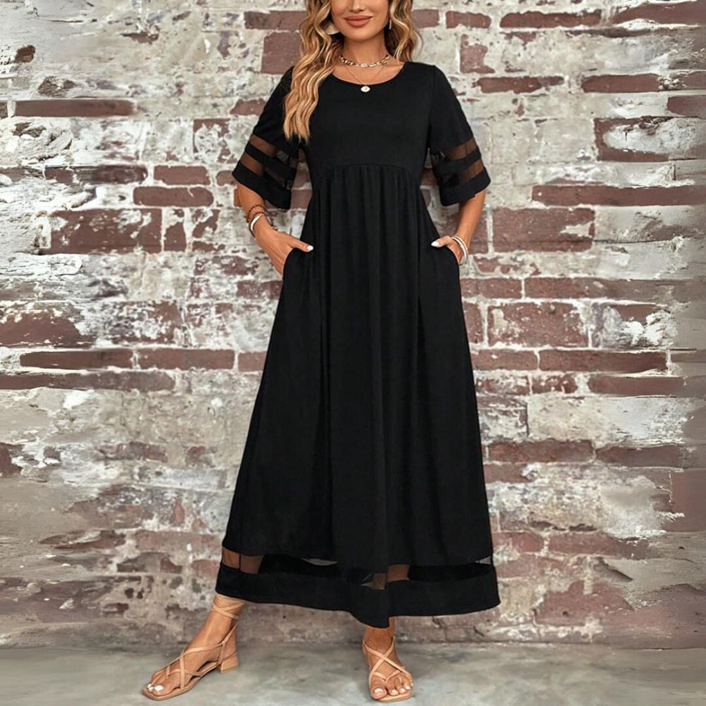 Aubrey™ - Flattering Tummy Smoothing Midi Dress