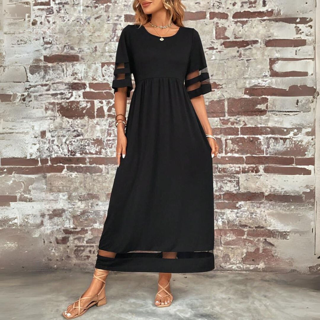 Aubrey™ - Flattering Tummy Smoothing Midi Dress