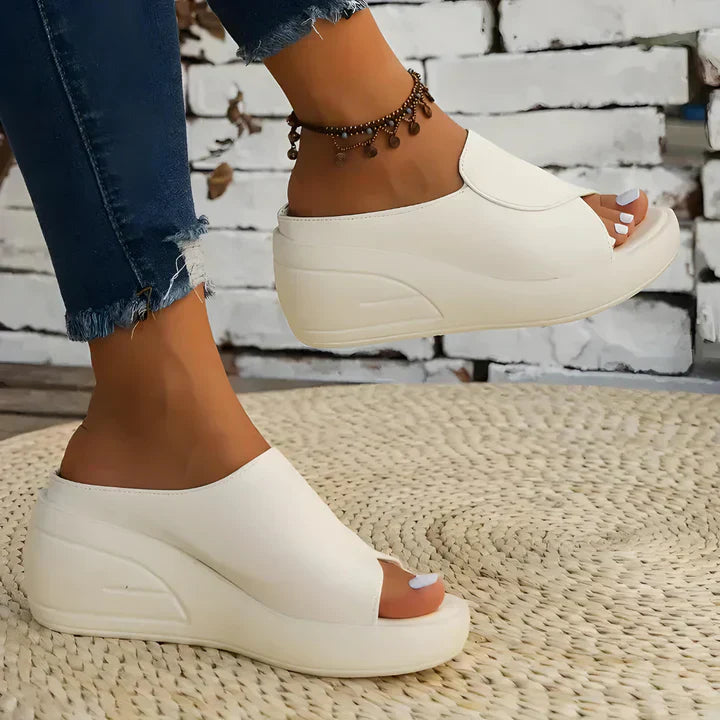Eliza™ – Orthotic Slip-On Wedge Sandals