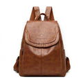 Olivia - Secure Leather Rucksack