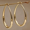 Chic gold earrings