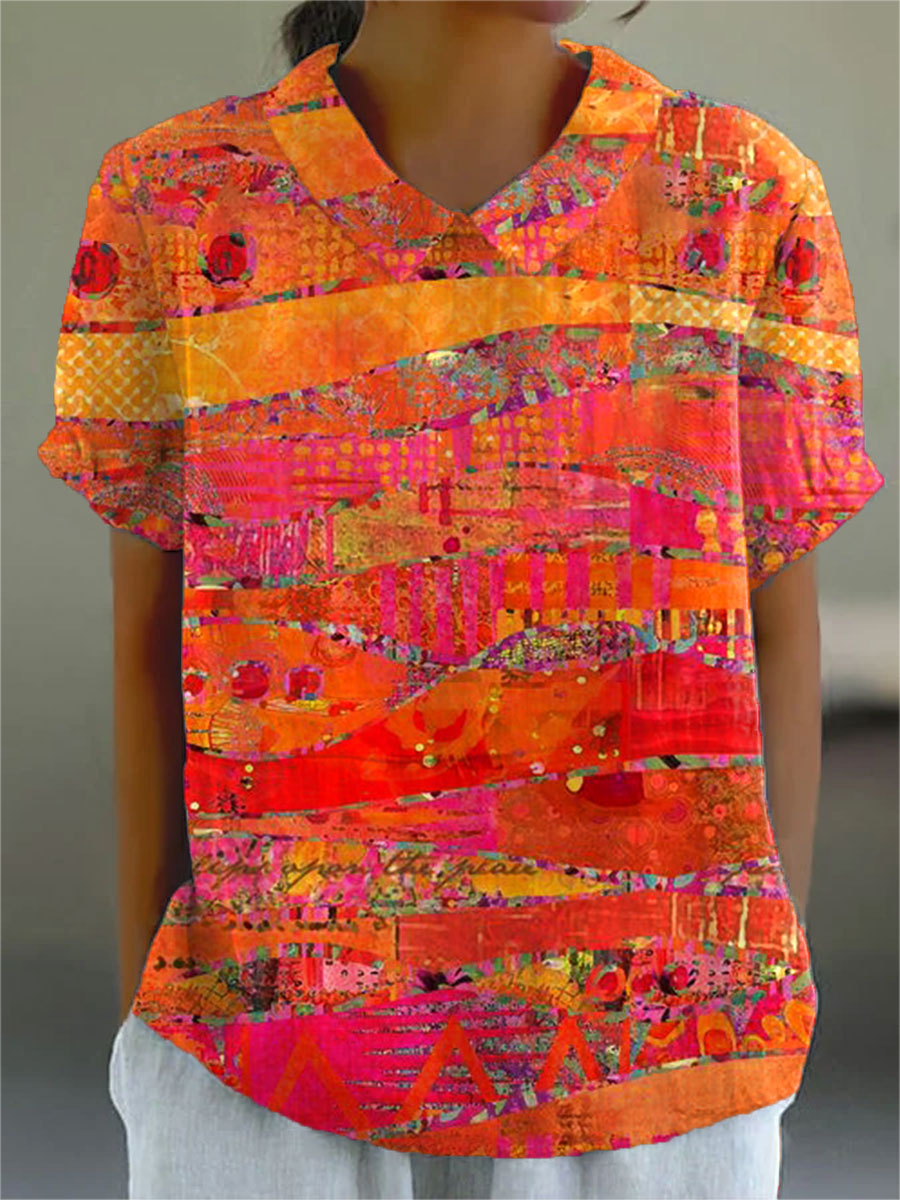 Aisla | Abstract Print Shirt