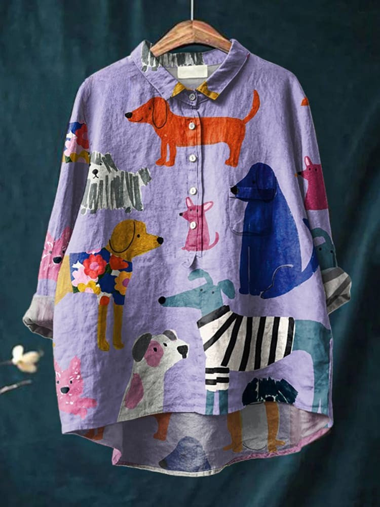 Emma | Colorful Puppy Shirt