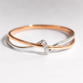 Eliza | Vintage Gold & Silver Twist Ring