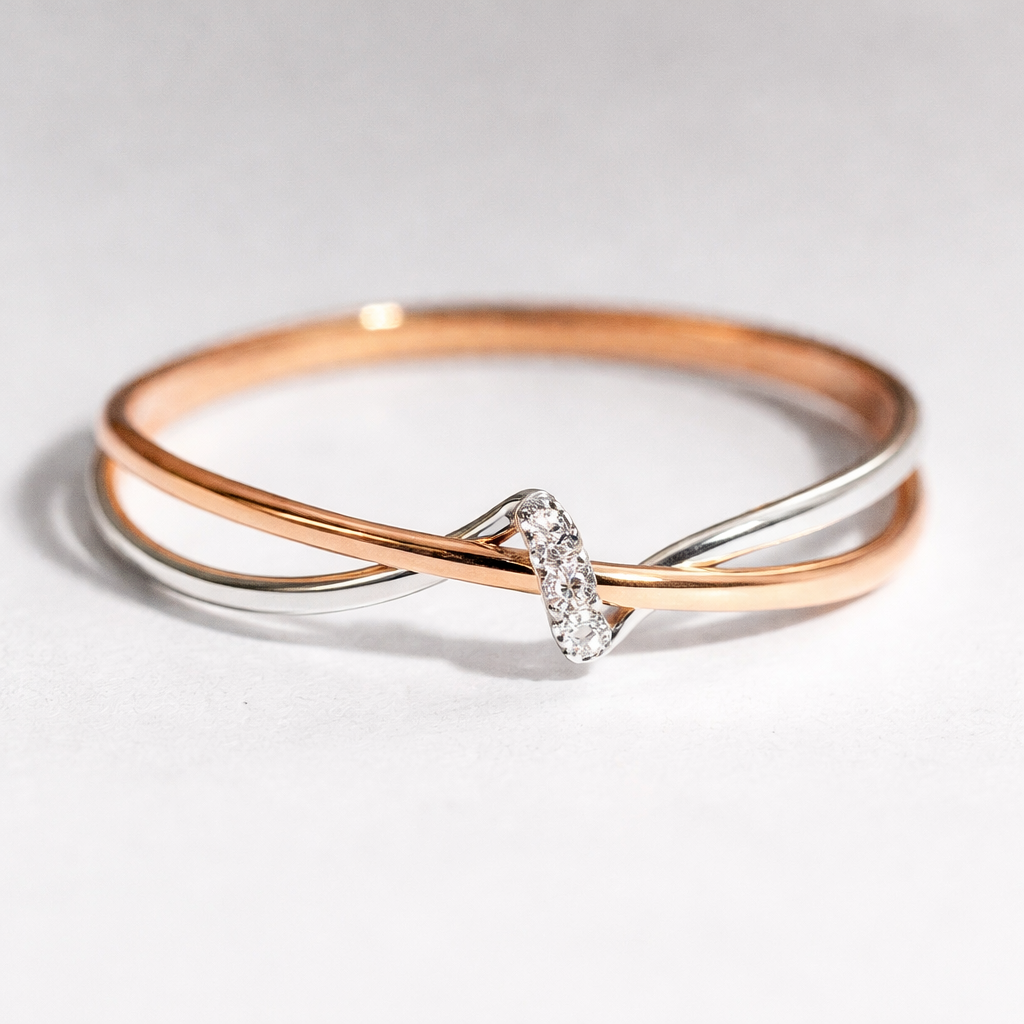 Eliza | Vintage Gold & Silver Twist Ring