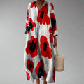 Talia | Elegant Geometric Pattern Dress