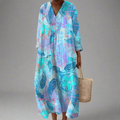 Maeve | Elegant Geometric Print Dress