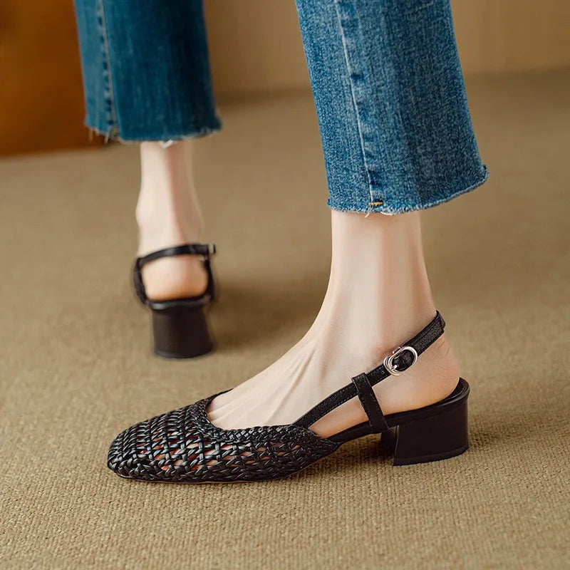 Lexi Mid-Heel Sandals