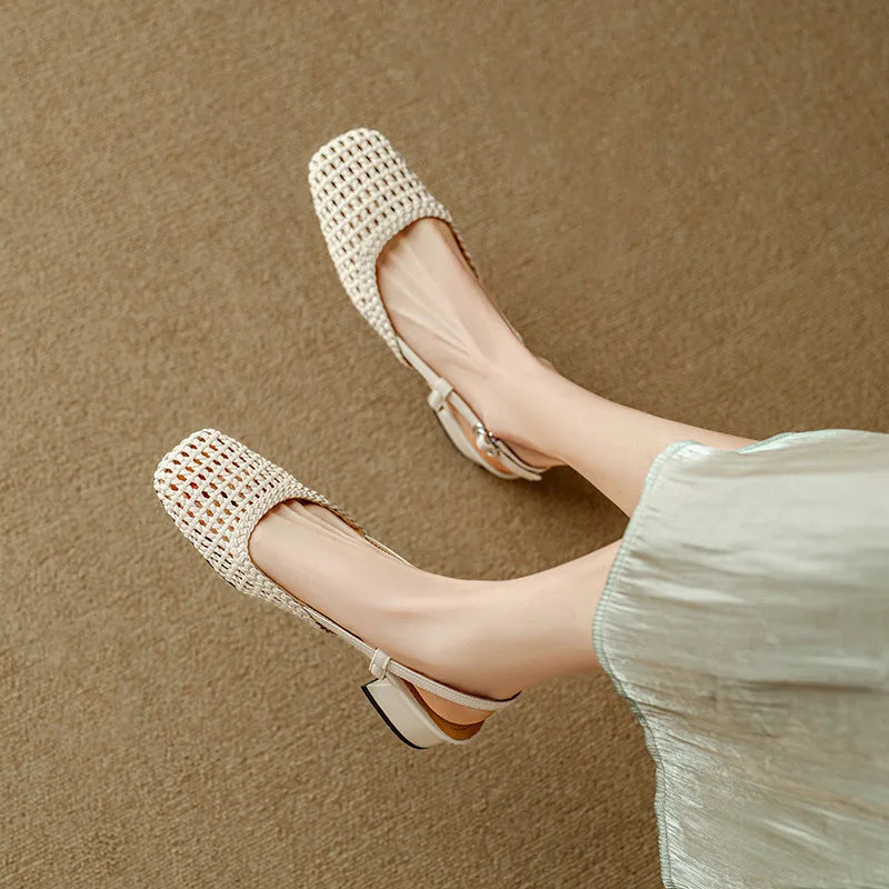 Lexi Mid-Heel Sandals