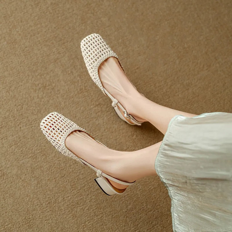 Lexi Mid-Heel Sandals