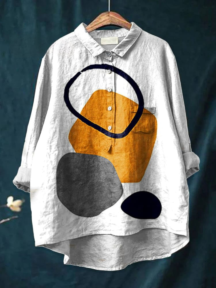 Siena | Geometric Abstract Print Shirt