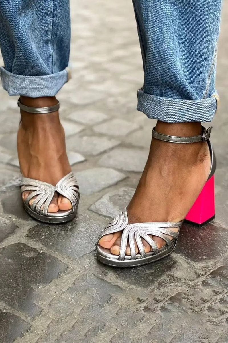 Nova - Neon Block Heels