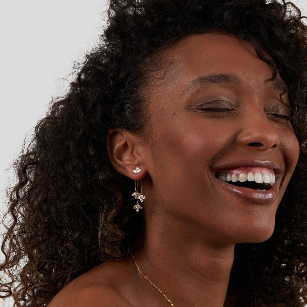 Elegant waterfall earrings