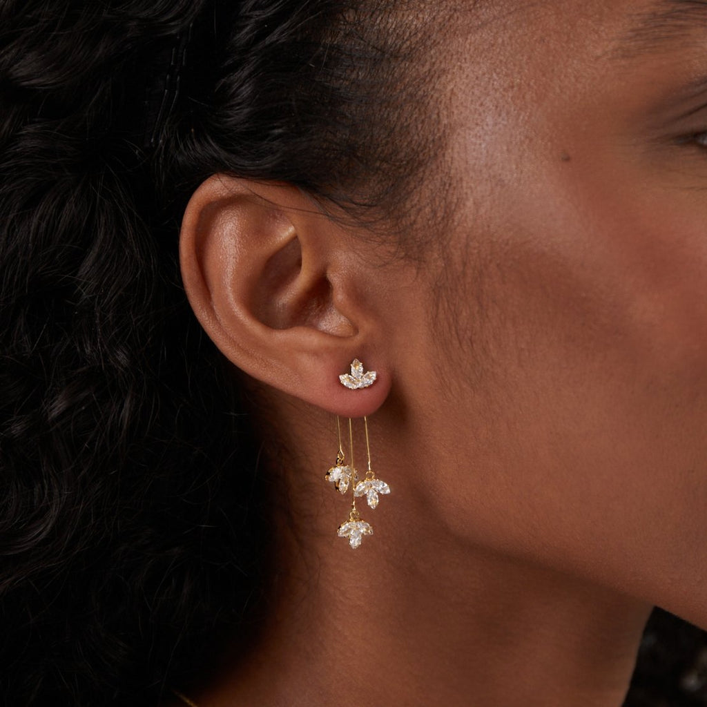Elegant waterfall earrings