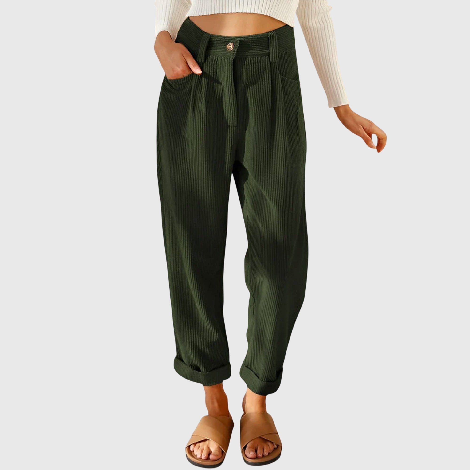 Jana - Modern Corduroy Pants