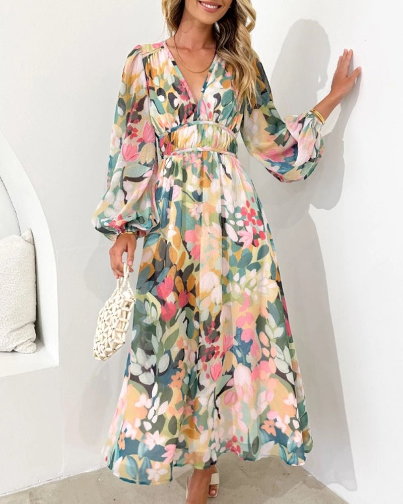 Dahlia | Elegant Floral Dress