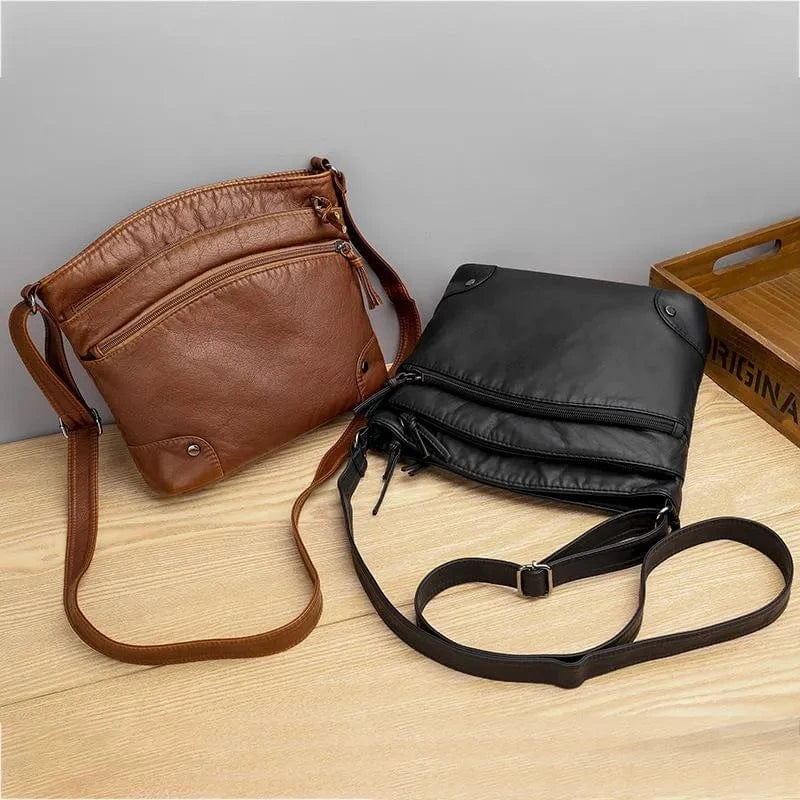 Freya - Leather shoulder bag