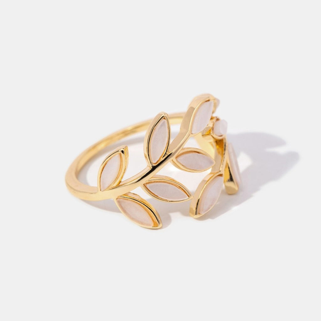 Selene - Gold Leaf Ring