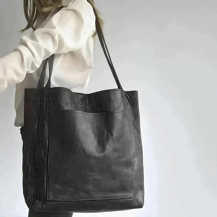 Alicia - Classic Leather Tote