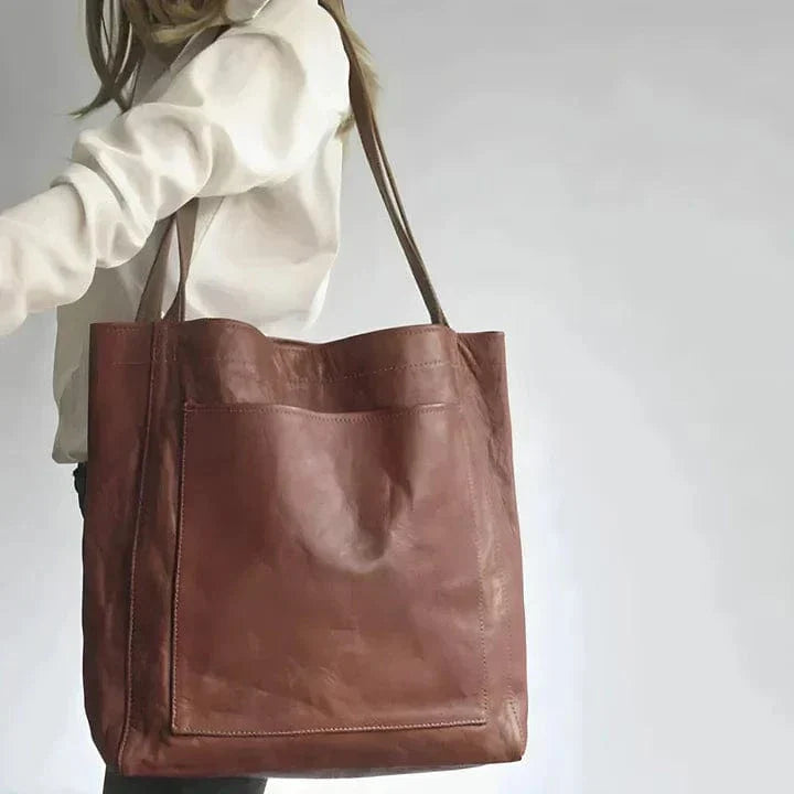 Alicia - Classic Leather Tote