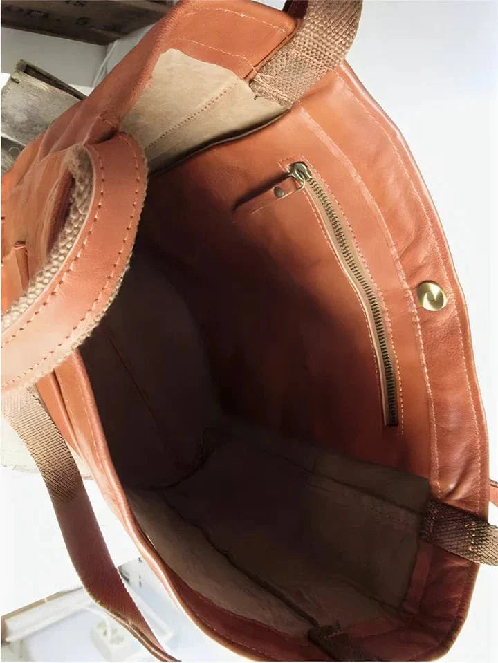 Alicia - Classic Leather Tote