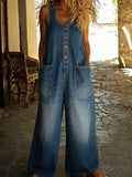 Sailor | Vintage Wash Cotton Denim Overalls
