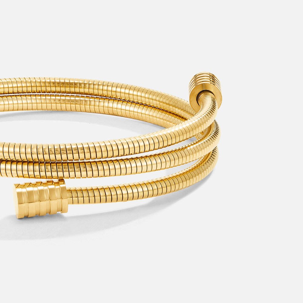 ツイストゴールドブレスレット
